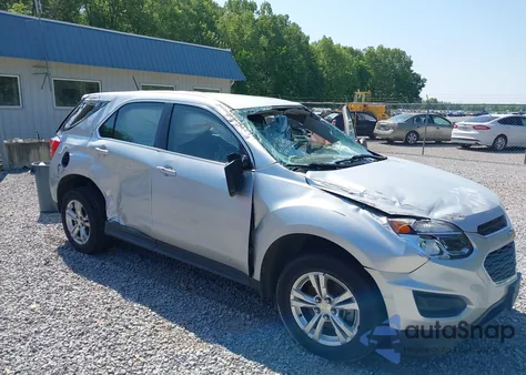 2016 Chevrolet Equinox Ls из США, поврежденный, VIN 2GNALBEK2G1182338
